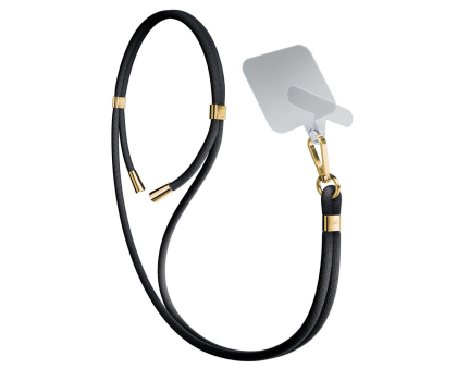 Etui do telefonów 3MK Sznurek do Etui EasyClip Black (gold) 5903108568593